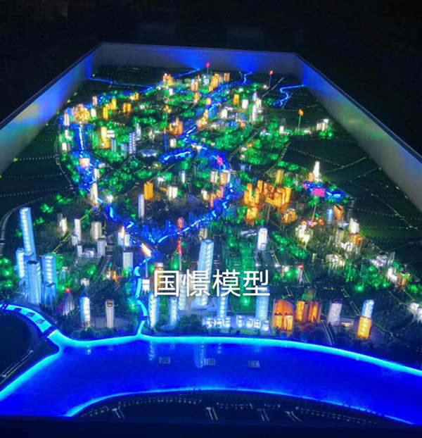 潢川县建筑模型